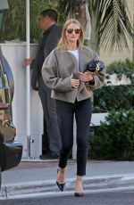 ROSIE HUNTINGTON-WHITELEY Leaves a Meeting in Los Angeles 02/26/2020