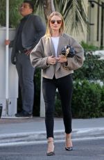 ROSIE HUNTINGTON-WHITELEY Leaves a Meeting in Los Angeles 02/26/2020