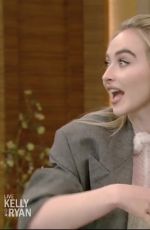SABRINA CARPENTER at Live with Kelly and Ryan in New York 03/03/2020
