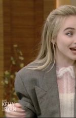 SABRINA CARPENTER at Live with Kelly and Ryan in New York 03/03/2020