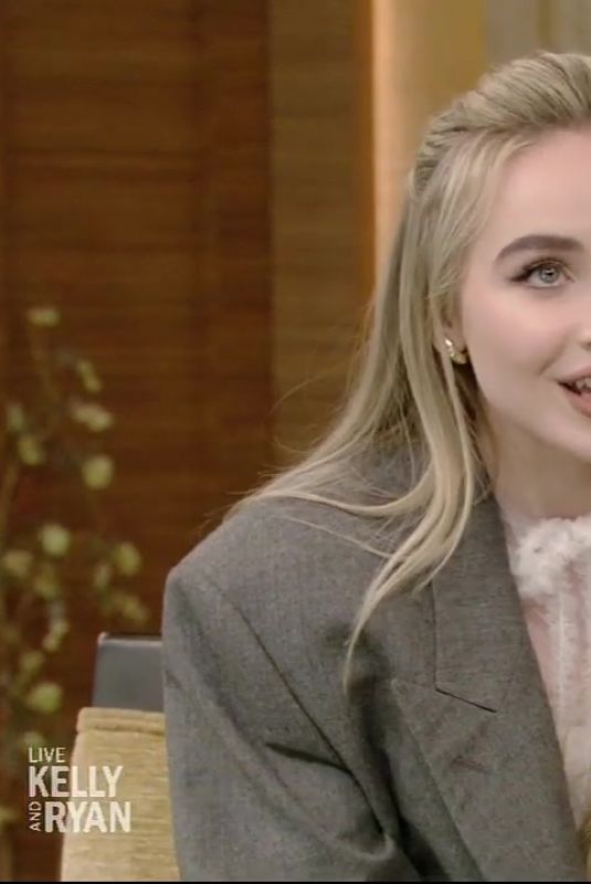 SABRINA CARPENTER at Live with Kelly and Ryan in New York 03/03/2020