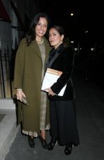 SALMA HAYEK and Francois-Henri Pinault Out for Dinner in London 03/12/2020