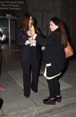 SALMA HAYEK Leaves British Vogue