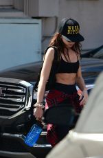 SARAH HYLAND Leaves a Gym in Los Angeles 02/29/2020