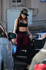 SARAH HYLAND Leaves a Gym in Los Angeles 02/29/2020