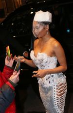SAWEETIE Leaves Her Hotel in New York 02/09/2020