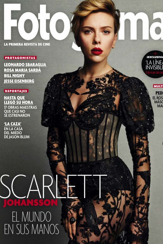 SCARLETT JOHANSSON in Fotogramas Magazine, April 2020