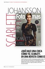 SCARLETT JOHANSSON in Fotogramas Magazine, April 2020