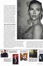 SCARLETT JOHANSSON in Fotogramas Magazine, April 2020