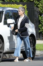 SELMA BLAIR Arrives at David Lyons Home in Los Angeles 03/30/2020