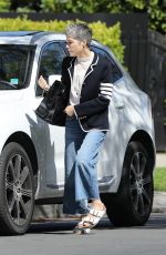 SELMA BLAIR Arrives at David Lyons Home in Los Angeles 03/30/2020