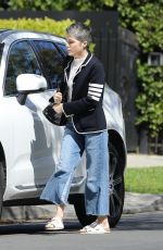 SELMA BLAIR Arrives at David Lyons Home in Los Angeles 03/30/2020