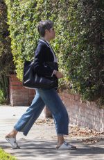 SELMA BLAIR Arrives at David Lyons Home in Los Angeles 03/30/2020