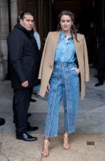 SHAILENE WOODLEY Arrives at Stella McCartney Fashion Show in Paris 03/02/2020