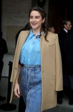 SHAILENE WOODLEY at Stella McCartney Show at Paris Fashion Week 03/02/2020
