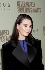 SIDNEY FLANIGAN at Never Rarely Sometimes Always Premiere in New York 03/09/2020