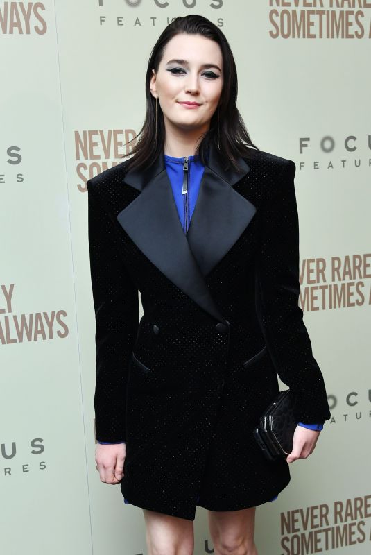 SIDNEY FLANIGAN at Never Rarely Sometimes Always Premiere in New York 03/09/2020