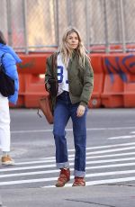 SIENNA MILLER Out and About in New York 03/11/2020