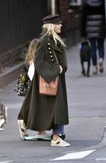 SIENNA MILLER Out in New York 03/02/2020