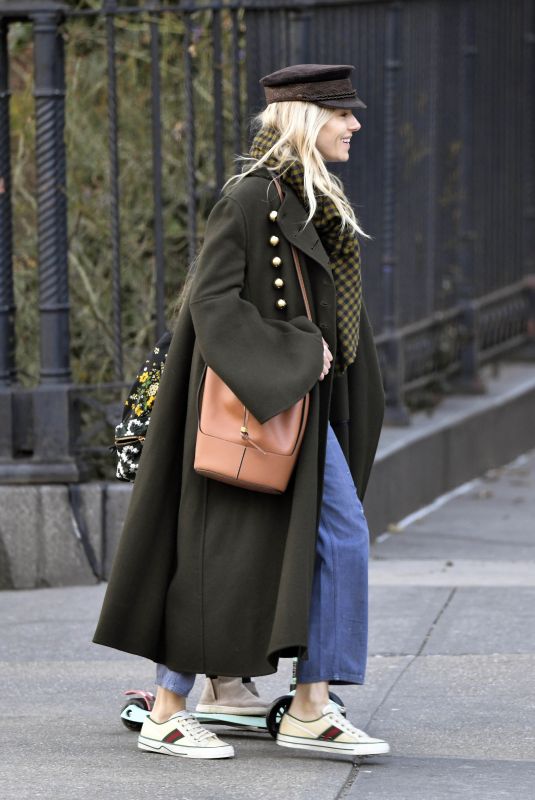 SIENNA MILLER Out in New York 03/02/2020