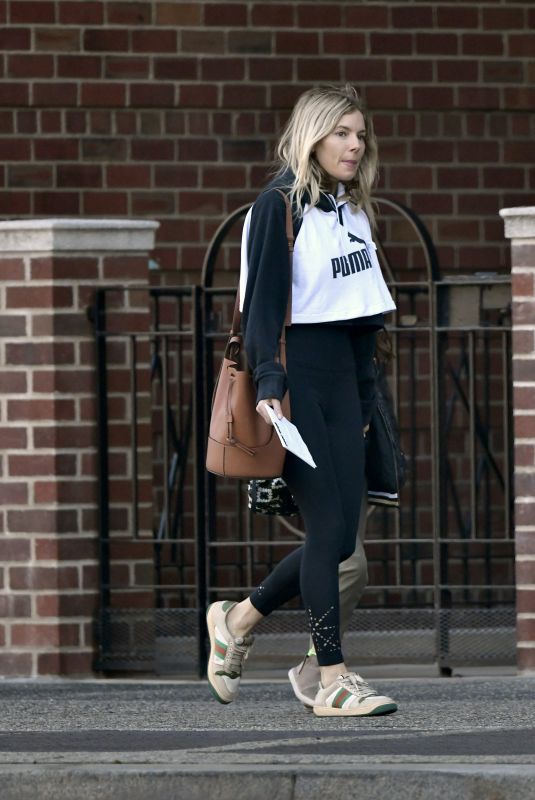SIENNA MILLER Out in New York 03/03/2020