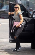 SOFIA RICHIE in Ripped Denim at Croft Alley in West Hollywood 03/06/2020
