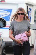 SOFIA RICHIE in Ripped Denim at Croft Alley in West Hollywood 03/06/2020