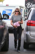 SOFIA RICHIE in Ripped Denim at Croft Alley in West Hollywood 03/06/2020