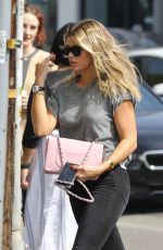 SOFIA RICHIE in Ripped Denim at Croft Alley in West Hollywood 03/06/2020