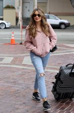 SOFIA VERGARA Arrives at America