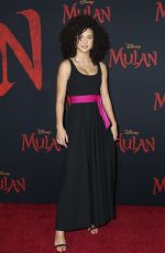 SOFIA WYLIE at Mulan Premiere in Hollywood 03/09/2020