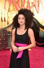 SOFIA WYLIE at Mulan Premiere in Hollywood 03/09/2020