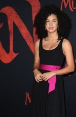 SOFIA WYLIE at Mulan Premiere in Hollywood 03/09/2020