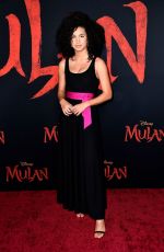 SOFIA WYLIE at Mulan Premiere in Hollywood 03/09/2020