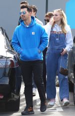 SOPHIE TURNER and Joe Jonas Out in Los Angeles 01/03/2020