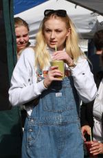 SOPHIE TURNER and Joe Jonas Out in Los Angeles 01/03/2020