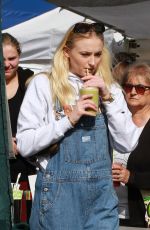 SOPHIE TURNER and Joe Jonas Out in Los Angeles 01/03/2020