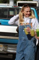 SOPHIE TURNER and Joe Jonas Out in Los Angeles 01/03/2020