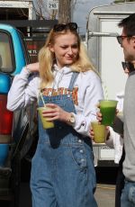 SOPHIE TURNER and Joe Jonas Out in Los Angeles 01/03/2020