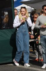 SOPHIE TURNER and Joe Jonas Out in Los Angeles 01/03/2020