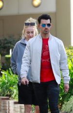 SOPHIE TURNER and Joe Jonas Out in Los Angeles 03/05/2020