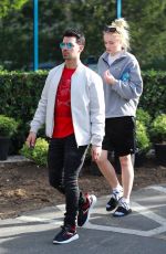 SOPHIE TURNER and Joe Jonas Out in Los Angeles 03/05/2020