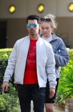 SOPHIE TURNER and Joe Jonas Out in Los Angeles 03/05/2020
