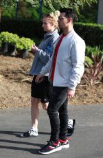 SOPHIE TURNER and Joe Jonas Out in Los Angeles 03/05/2020