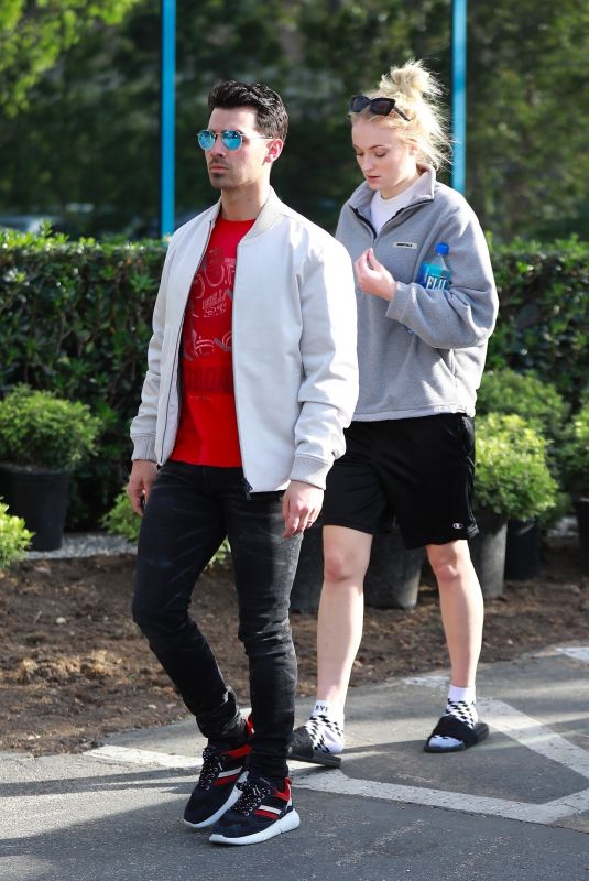 SOPHIE TURNER and Joe Jonas Out in Los Angeles 03/05/2020