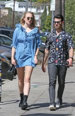 SOPHIE TURNER and Joe Jonas Out in Los Feliz 03/04/2020