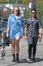 SOPHIE TURNER and Joe Jonas Out in Los Feliz 03/04/2020