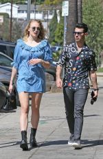 SOPHIE TURNER and Joe Jonas Out in Los Feliz 03/04/2020