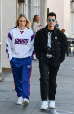 SOPHIE TURNER and Joe Jonas Out Shopping in West Hollywood 03/02/2020