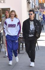 SOPHIE TURNER and Joe Jonas Out Shopping in West Hollywood 03/02/2020
